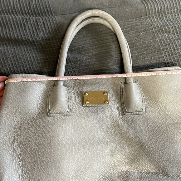 BLUMARINE 💯 authentic, leather tote bag! Has leather crossbody strap as well. - Picture 14 of 16